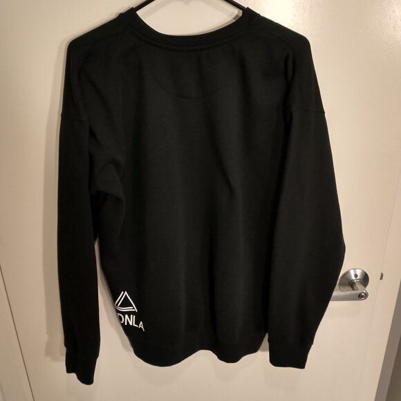 RSDNLA Men's Crewneck Sweatshirt Large Black Los Angeles Logo - Picture 4 of 9